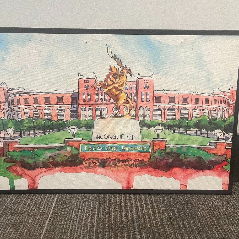 Florida State University “Unconquered” Art Print